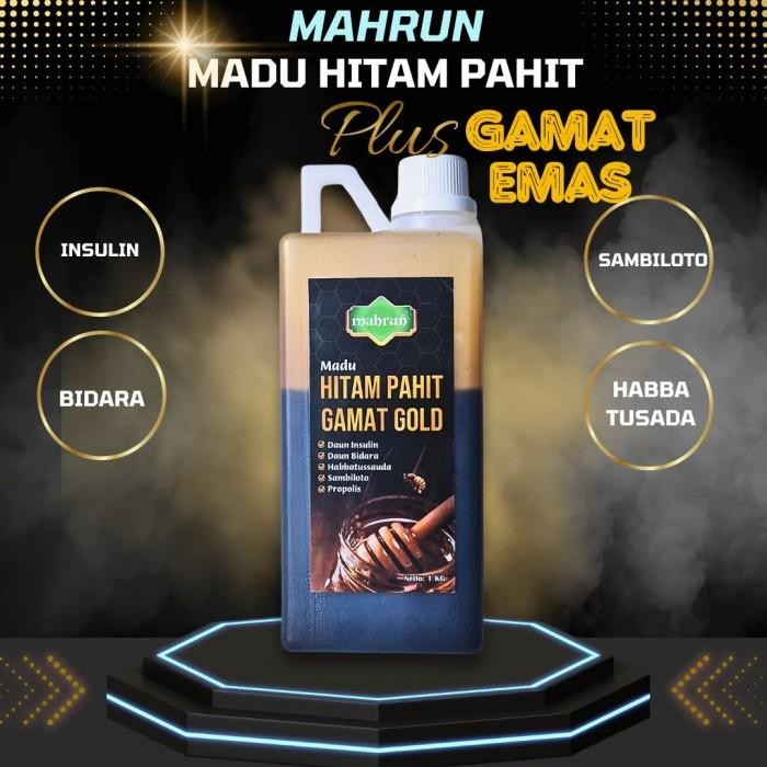 

Madu Hitam Pahit gamat gold 1 kg madu pahit mahrun 1 kg ekstra bidara sambiloto madu pahit