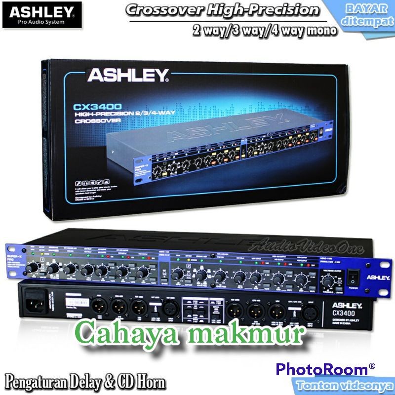 Crossover Ashley CX3400 Original Ashley CX 3400 With Limiters Super X Pro