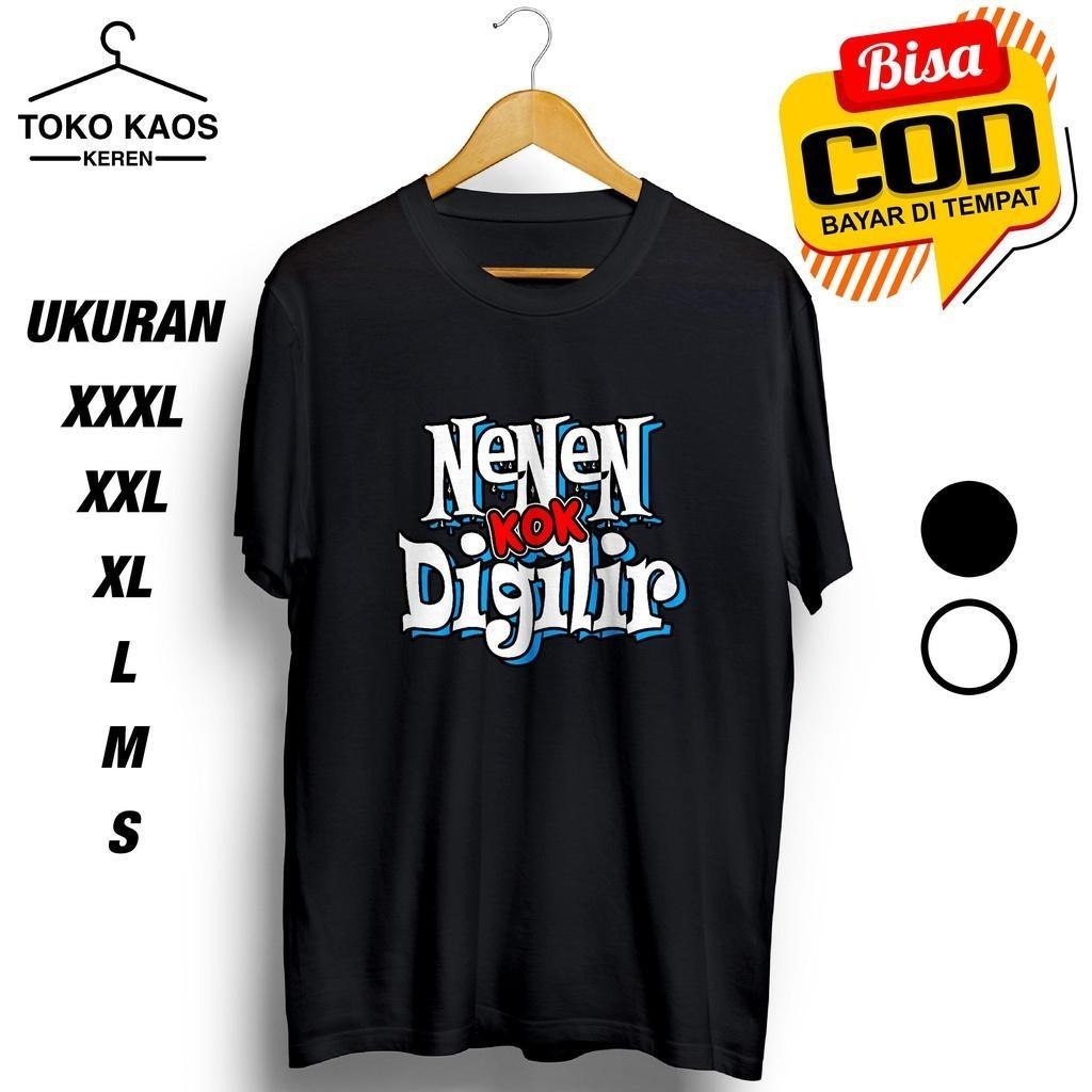 Kaos Nenen Kok Digilir Sindiran Keras / Baju Distro Kata Lucu Menyindir