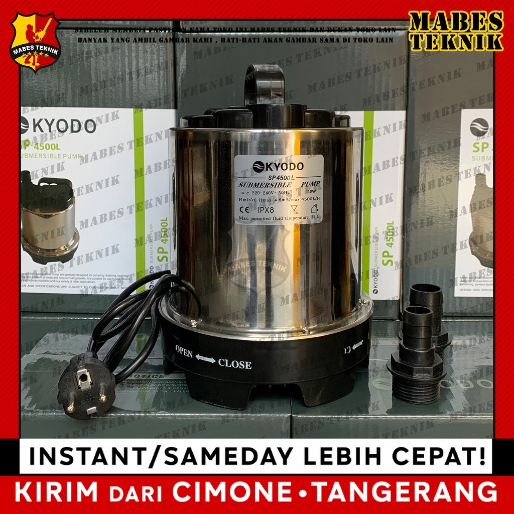 KYODO SP4500L / SP 4500 / SP 4500L - POMPA CELUP / SUBMERSIBLE PUMP - POMPA KOLAM IKAN SIRKULASI
