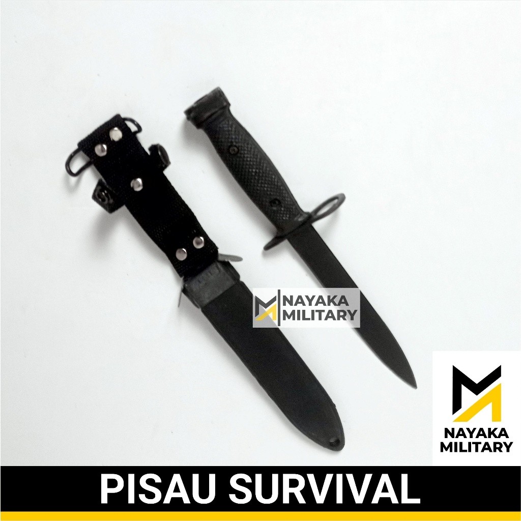 Pisau Tni Tentara Komando Peralatan Survival Tactical Camping Outdoor