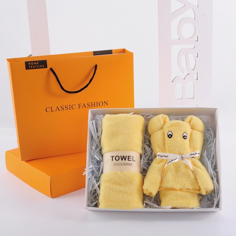 Souvenier handuk - gift towel bear - handuk bayi - set handuk - hamper handuk