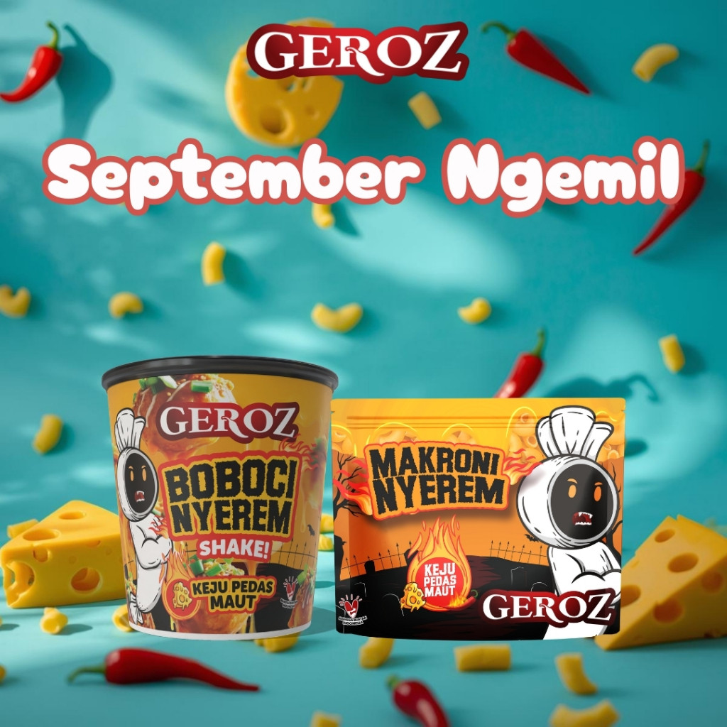 

Geroz - Paket Duet Maut Keju - Boboci - Makaroni Nyerem