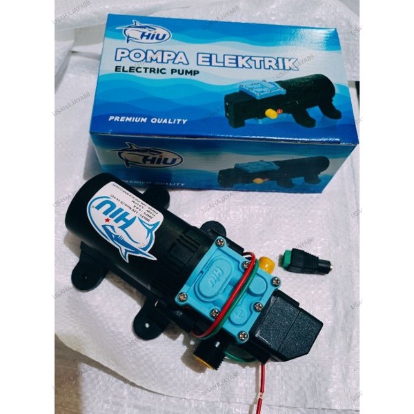 GERISAL Dinamo Hiu / Pompa Air DC 12 V HIU /Soket Drat  12V DC5A Elektrik Sprayer