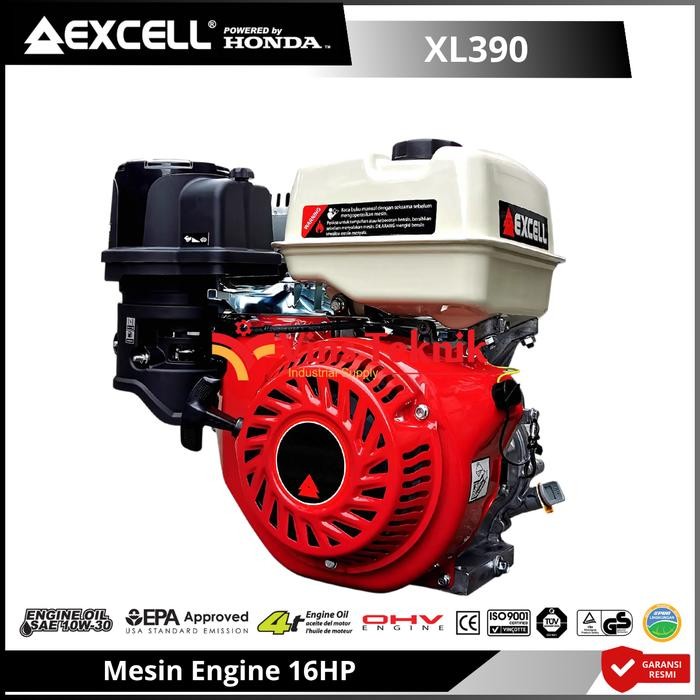 EXCELL XL390 HONDA XL 390 Mesin penggerak Gasoline engine Bensin 20 HP
