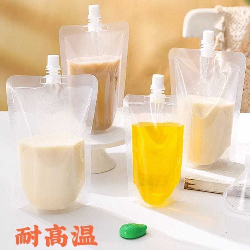 Standing Pouch Spout / Pouch Minuman / Kemasan Minuman / Kemasan Multifungsi FoodGrade 100ml/250ml/3