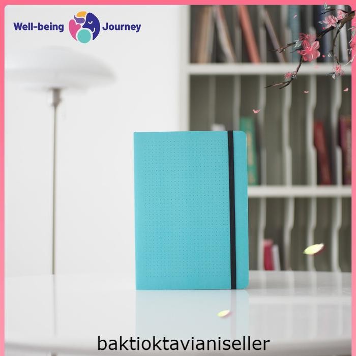 

Well-being Journey Dotted Journal Soft Cover - Turquoise