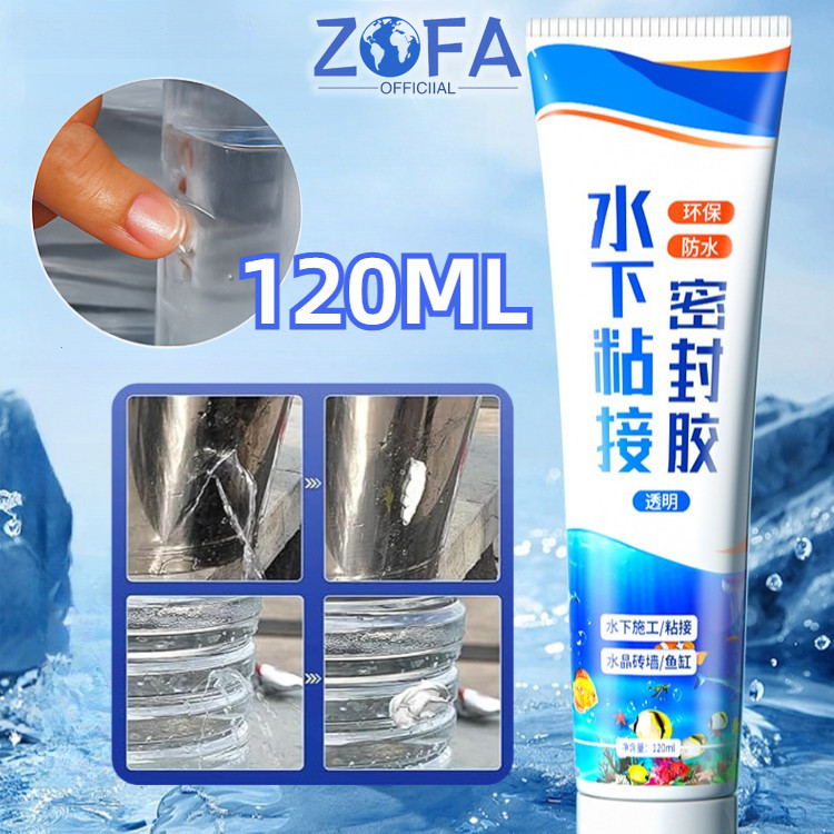 120ML Perekat Super Kuat️Sealant Bawah Air/Penutup Kebocoran Untuk Memperbaiki Kebocoran Akuarium/Le