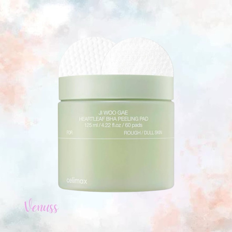 celimax JIWOOGAE Heartleaf BHA Peeling Pad 60pads