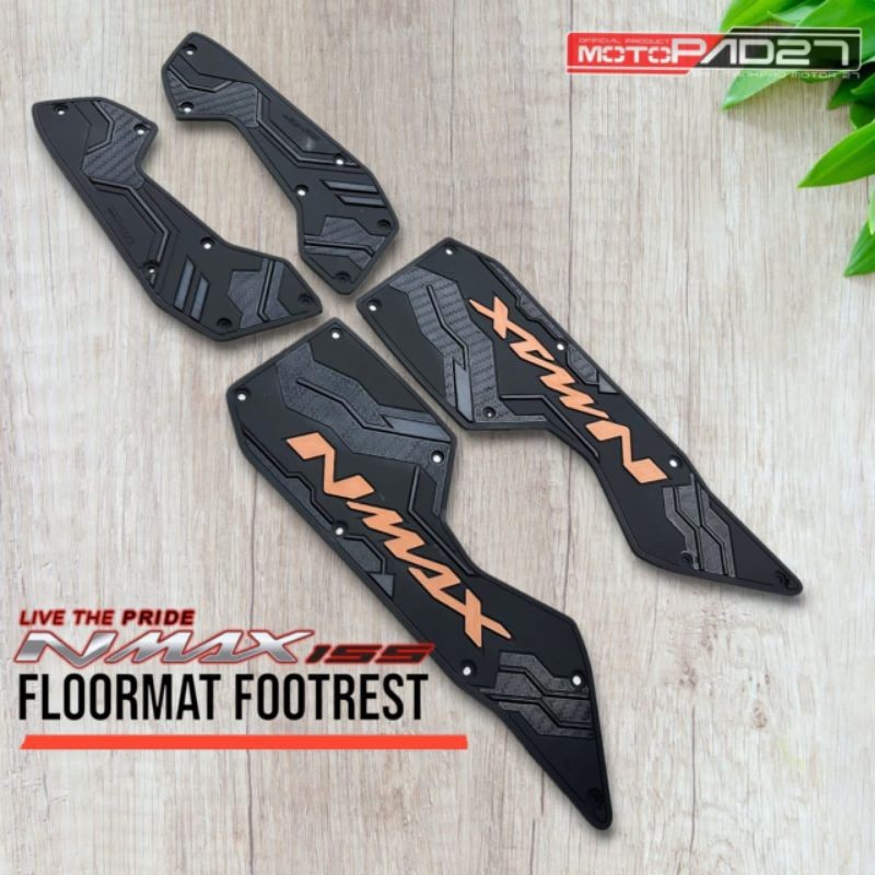 Alas pijakan kaki Karpet Nmax New Pijakan Kaki Motor Nmax New Bahan Karet Premium