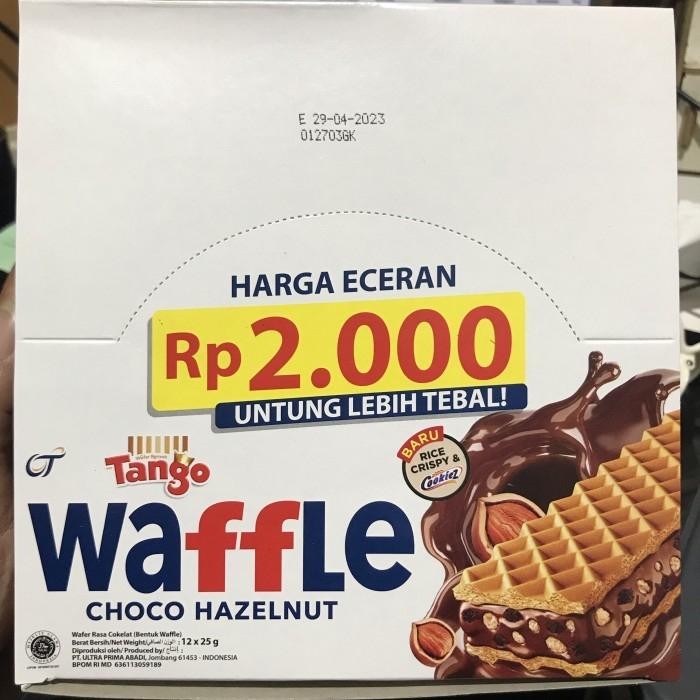 

Tango waffle choco hazelnut 12 pcs - Cookiez cream