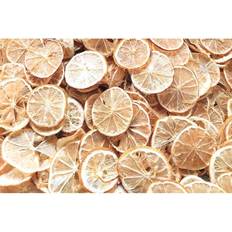 

Dread lemon slice 100gram / Buah Lemon kering / lemon kering / buah kering