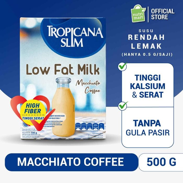 

Tropicana Slim Susu Low Fat Macchiato Coffee 500gr - Susu Rendah Lemak