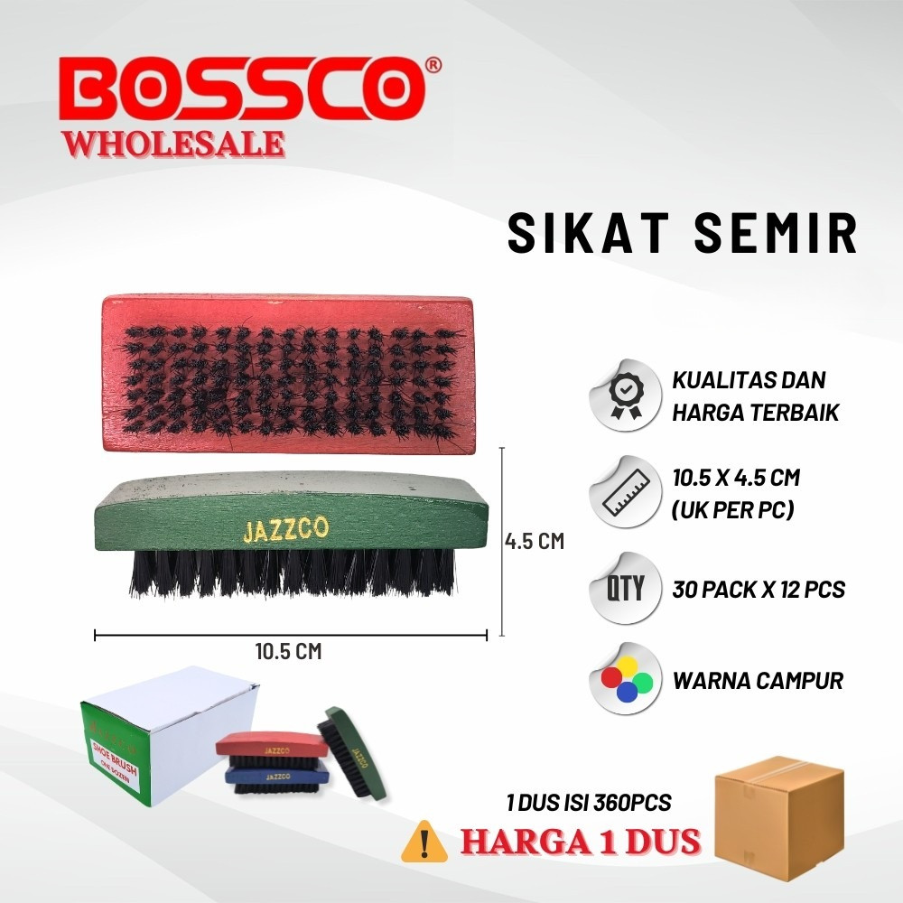 GROSIR (1 DUS isi 360 PCS) SIKAT SEMIR SEPATU JAZZCO BC-428 - SIKAT SEPATU