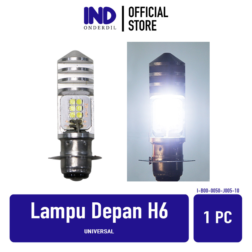 IND Onderdil Lampu Depan H6 Universal Bohlam Lamp LED CR7 CR 4510 18 Watt H 6 M5 T19 CR7 Laser Jauh 