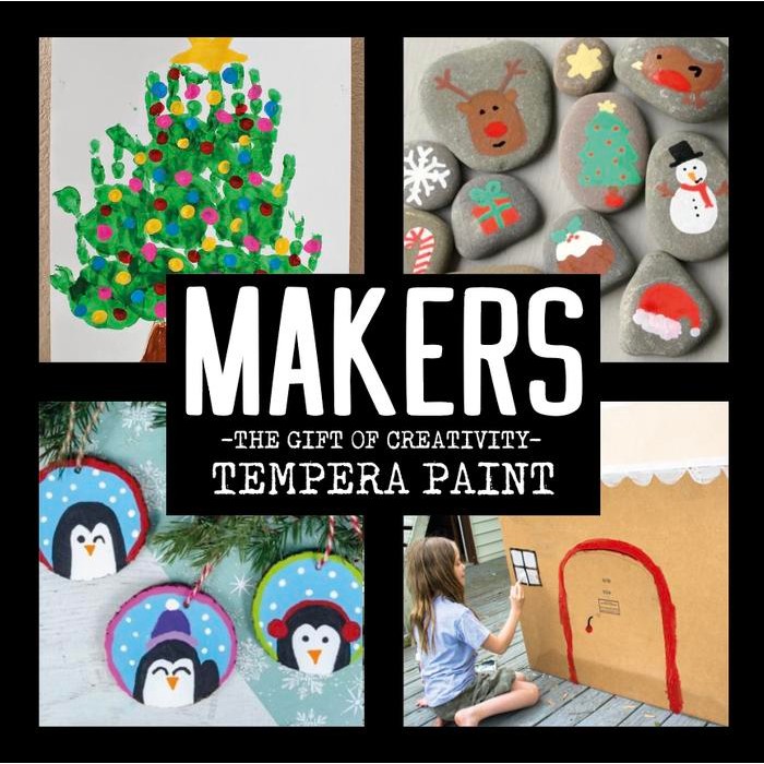 

White Tempera Washable Paint for Kids by MAKERS 100ml
