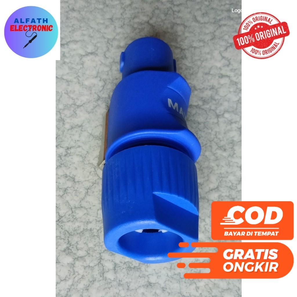 MAX JACK JEK SPEAKON MAX JEK SPIKON BIRU