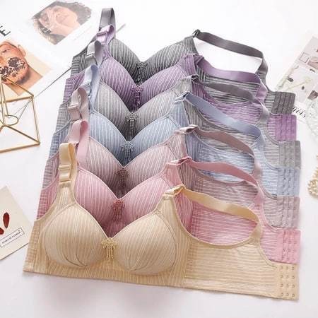 Reika- COD Bra Wanita Bh Jumbo tanpa kawat Bh busa tipis cup besar kait 4 Bra Big Size BRA70