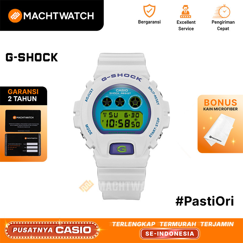 [PESTA 2.2] Jam Tangan Pria Casio G-Shock DW-6900RCS-7DR DW6900RCS DW-6900RCS Crazy Colors Digital D
