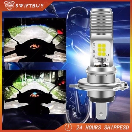 Lampu Depan Motor Lampu LED Utama Motor H4 H6 Super Terang Depan Lampu AC - DC Bohlam Kuning Putih H