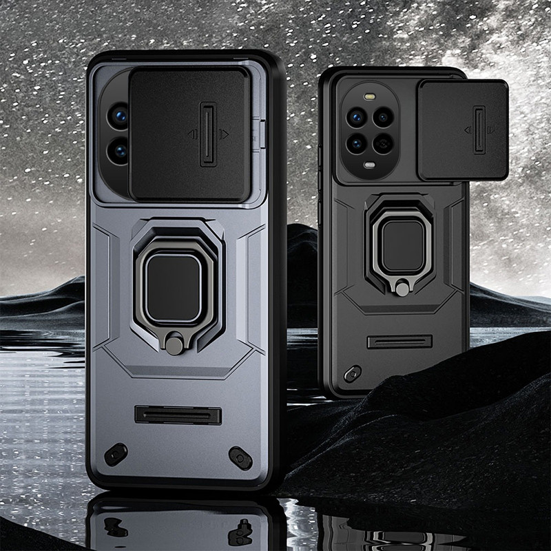 Untuk Huawei Nova 13 Pro Case Mobil Lipat Bracket Logam Perlindungan Kamera Geser Tahan Kejut Keras 