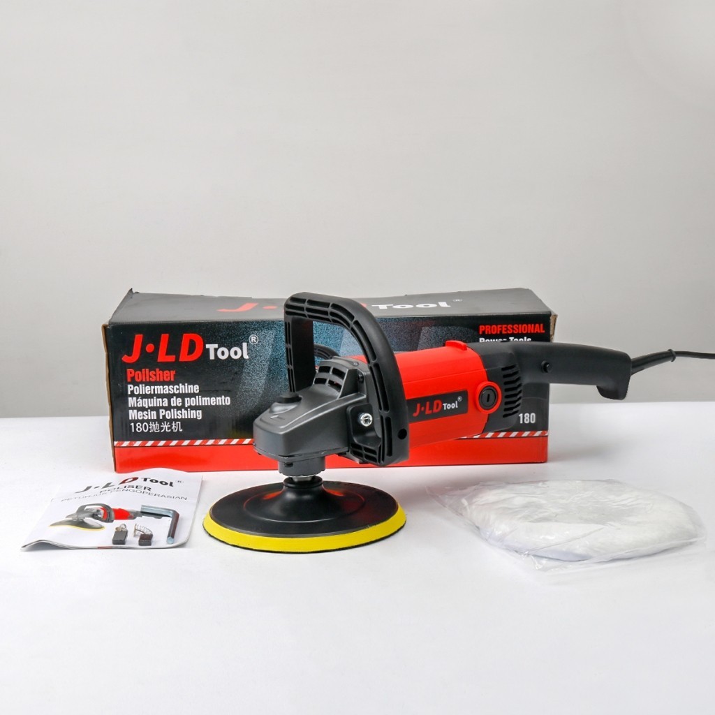 JLD 7" Angle Polisher  Mega Polish mobil Mantap  All-in-One  Rotary Buffer Master Copper Motor Mesin