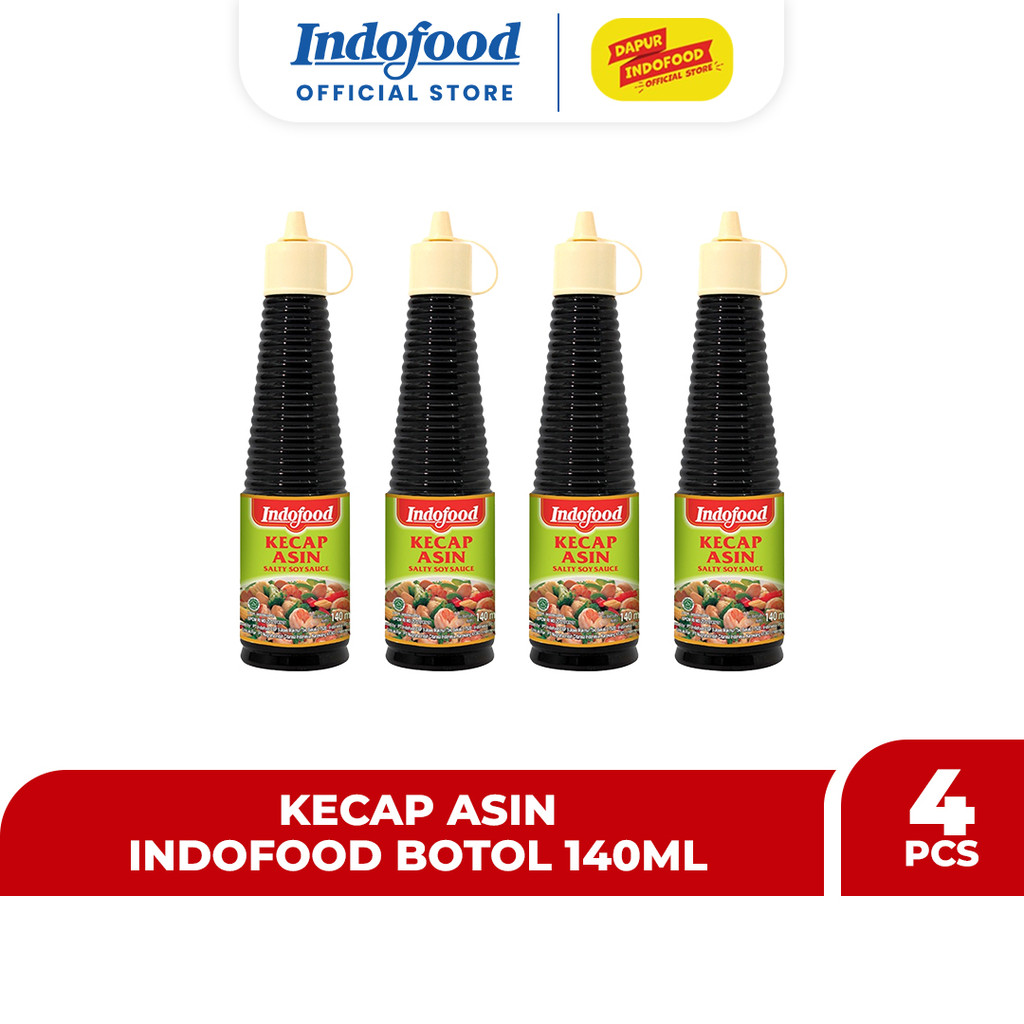 

4 PCS - Kecap Asin Pet 140 ml