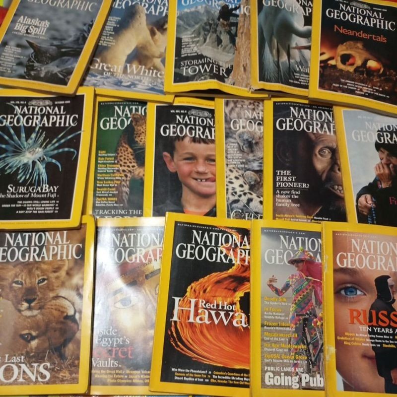 Majalah National Geographic Bahasa Inggris Bekas