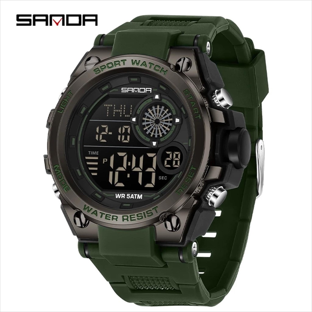 Jam Tangan Pria SANDA 6255 Digital Rubber