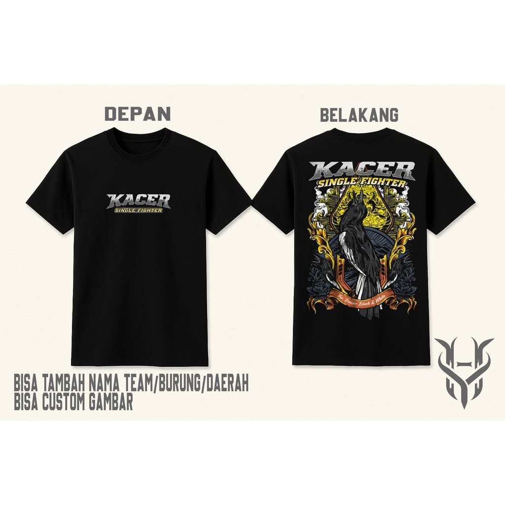 kaos KACER SINGLE FIGHTER INDONESIA BURUNG KICAU MANIA 05