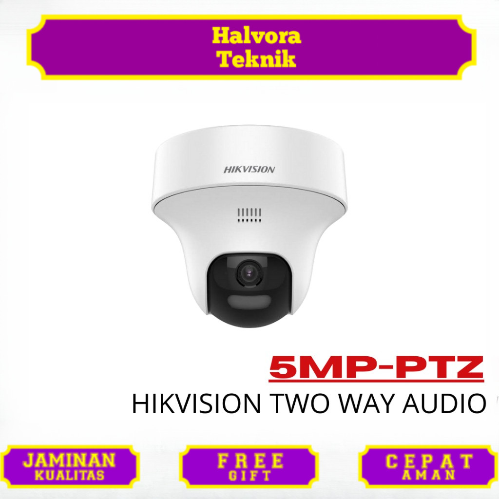 CCTV HIKVISION COLORVU 5MP PTZ INDOOR TWO WAY AUDIO KAMERA CCTV
