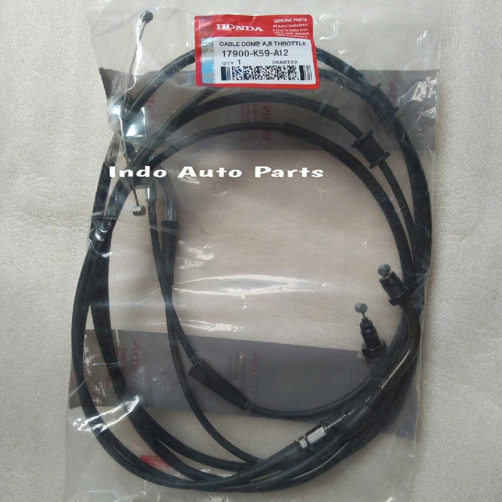 KABEL GAS HONDA VARIO 150 LED KABEL GAS ATAS + BAWAH VARIO 150 LED K59 KABEL