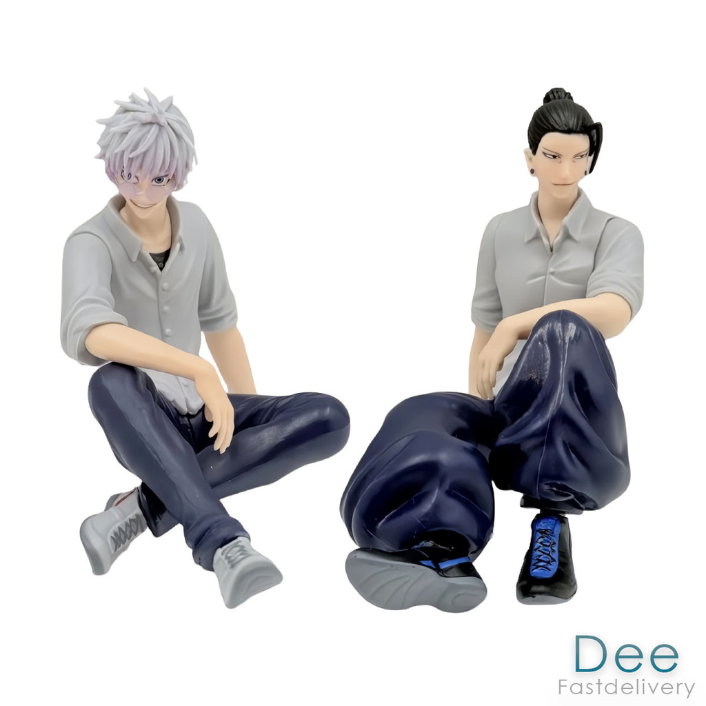Gojo Satoru Geto Suguru Sitting Jujutsu Kaisen Action Figure PVC