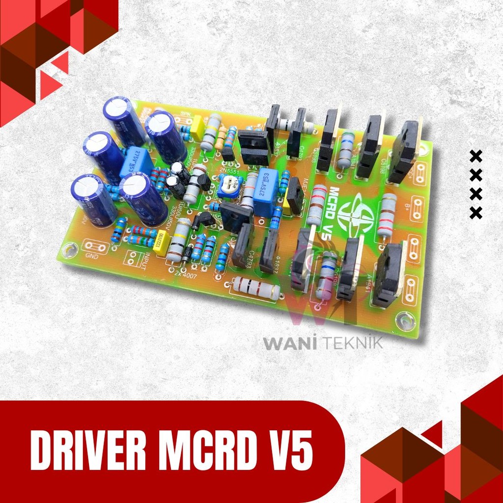 Driver Ampli MCRD V5 – Cocok untuk Sound System Lapangan
