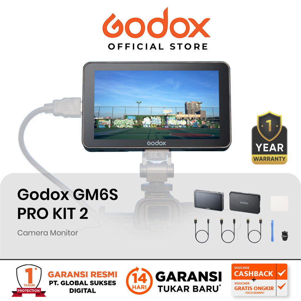 Godox Monitor GM6S Pro Kit 2 GM 6S Pro Kit 2