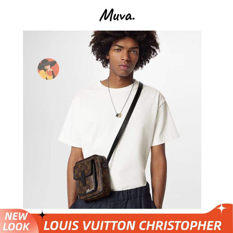 Louis Vuitton CHRISTOPHER Men/Shoulder Bag
