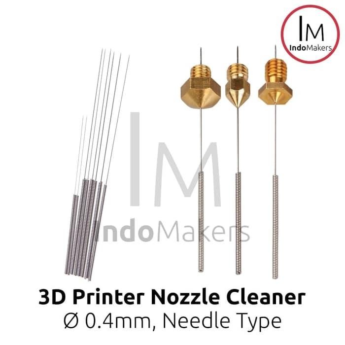 3d Printer Nozzle Cleaner Needle 0.4mm / Pembersih Nozzle 3d Printer