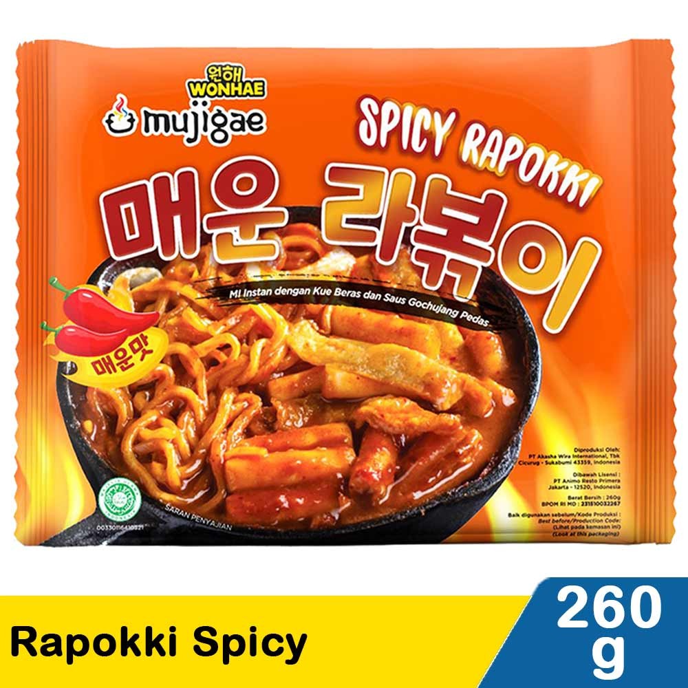 MUJIGAE RAPOKKI SPICY 260g