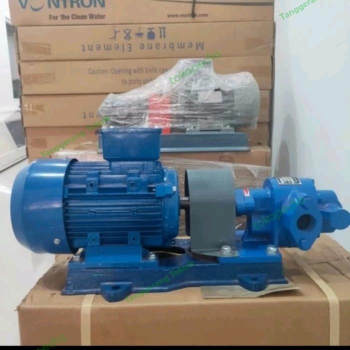 Gear pump oli / solar TYPE RX 83.3Liter/Menit merek Rotor 2.2Kw 3Phase
