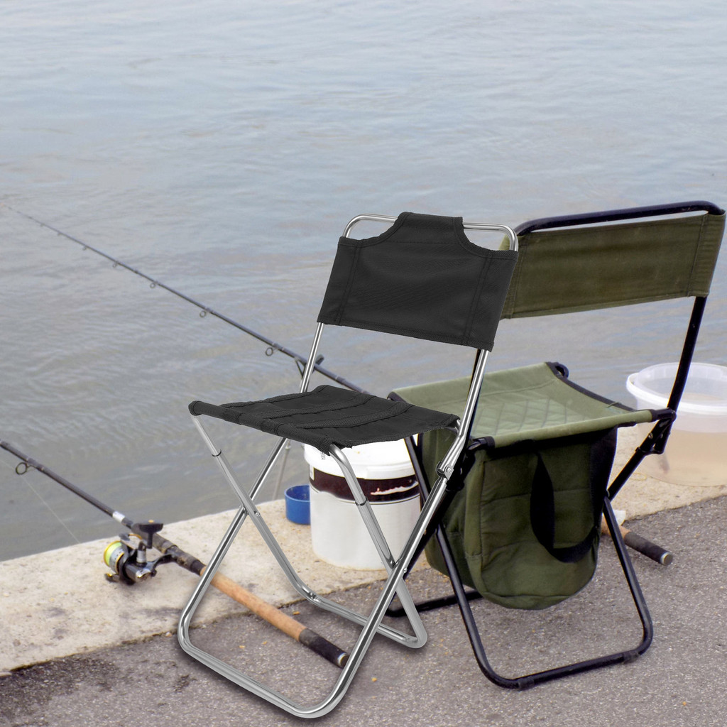 1pc Folding Chair Camping Stool Outdoor Lightweight Portable Compact Collapsible Multi-Function Fish