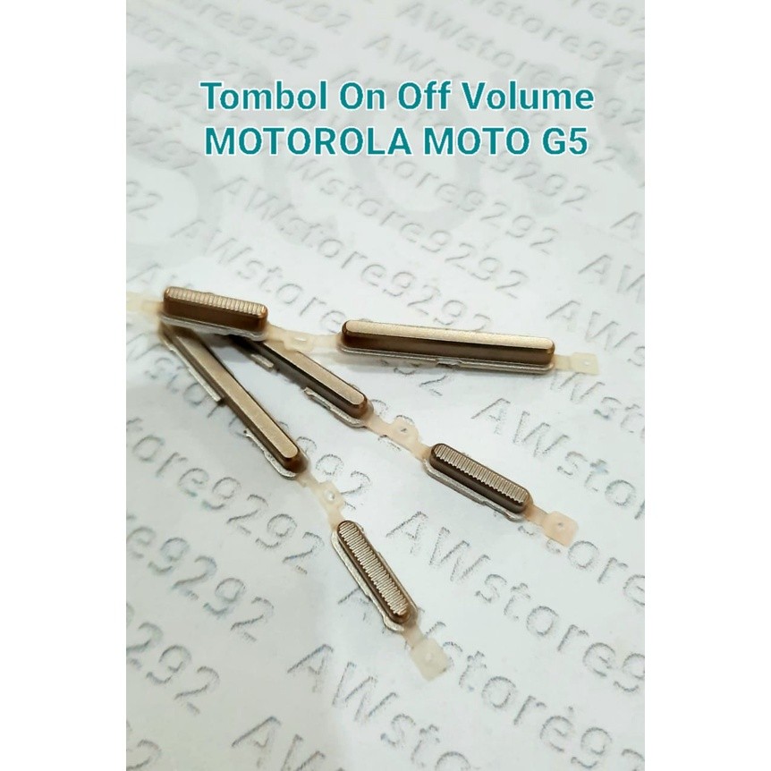 Tombol Power On Off dan Volume Luar MOTOROLA MOTO G5