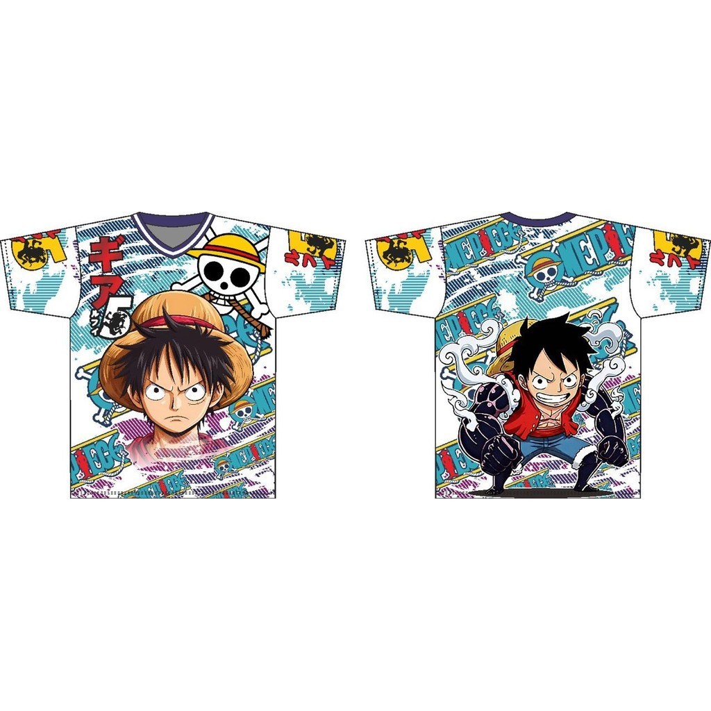 BAJU JERSEY ANAK LAKI LAKI DAN PEREMPUAN STRAW HAT PIRATES ANIME ONE PIECE / BAJU OLAHRAGA UNISEX KE