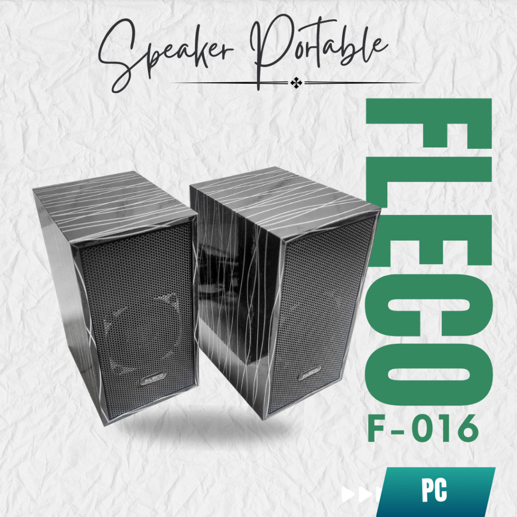 FLECO EVA Speaker Mini Sound Speaker Komputer Fleco F-016