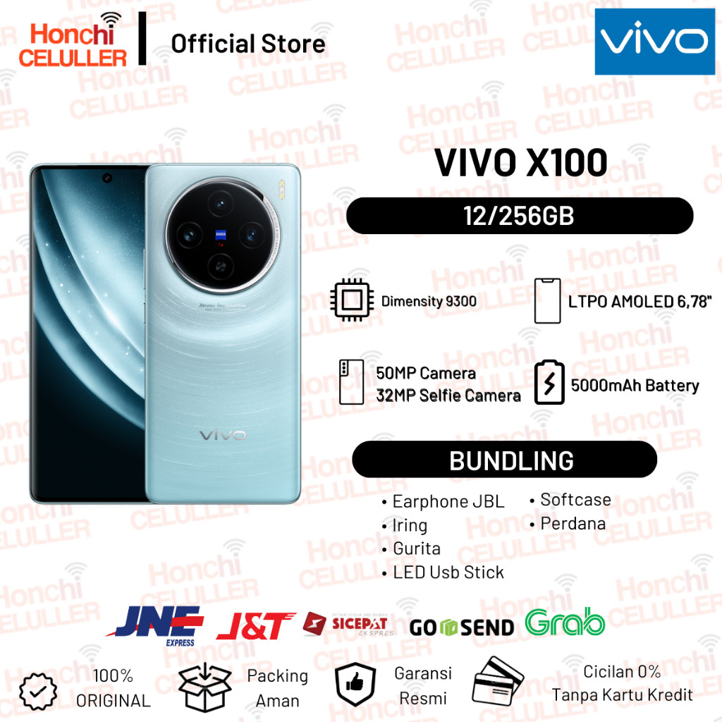 Vivo X100 12/256GB - ZEISS Telephoto Camera, ZEISS Multifocal Portrait, Dimensity 9300, 120W FlashCh