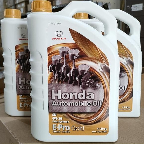 Oli Mesin Epro Gold Honda 0w-20 Genuine 4liter original