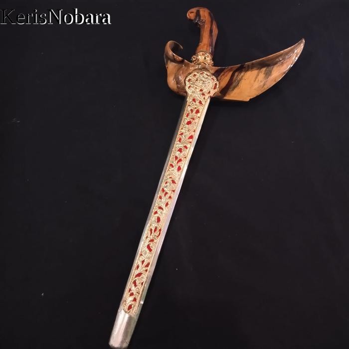 Warangka Keris Ladrang Surakarta Kayu Galih Asem Pendok Topengan Mewah kNB6