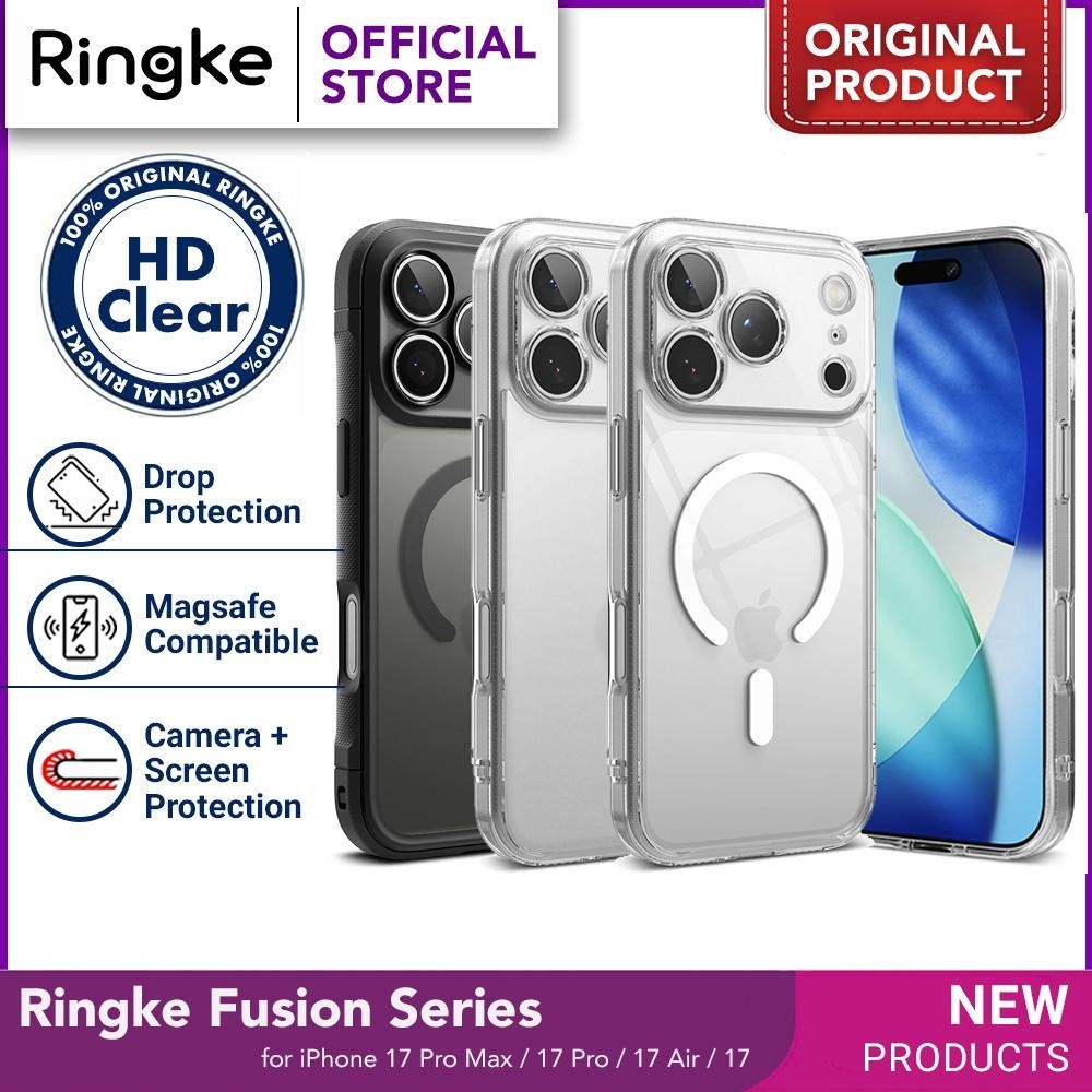 Ringke Fusion Case Compatible For iPhone  18 Pro Max / 18 Pro / 17 Pro Max / 17 Pro / 17 Air / 17 - 