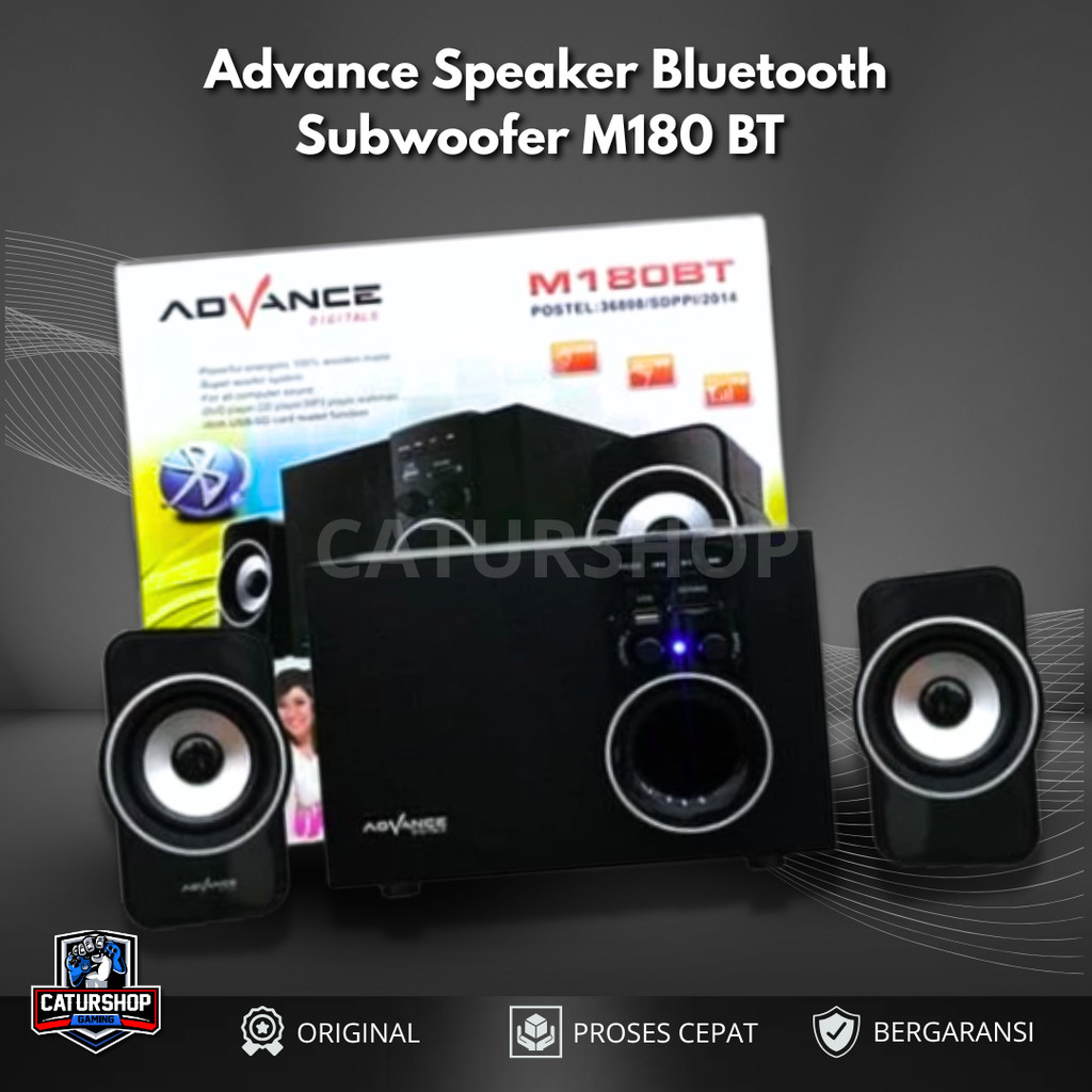 Advance Speaker Bluetooth Subwoofer M180BT / m-180 BT / m 180 / m180