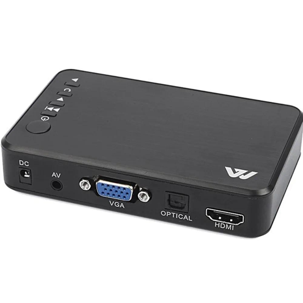 HDD Media Player 1080P USB External Hdd Media Player With VGA SD Support MKV H.264 RMVB WMV Media Pl