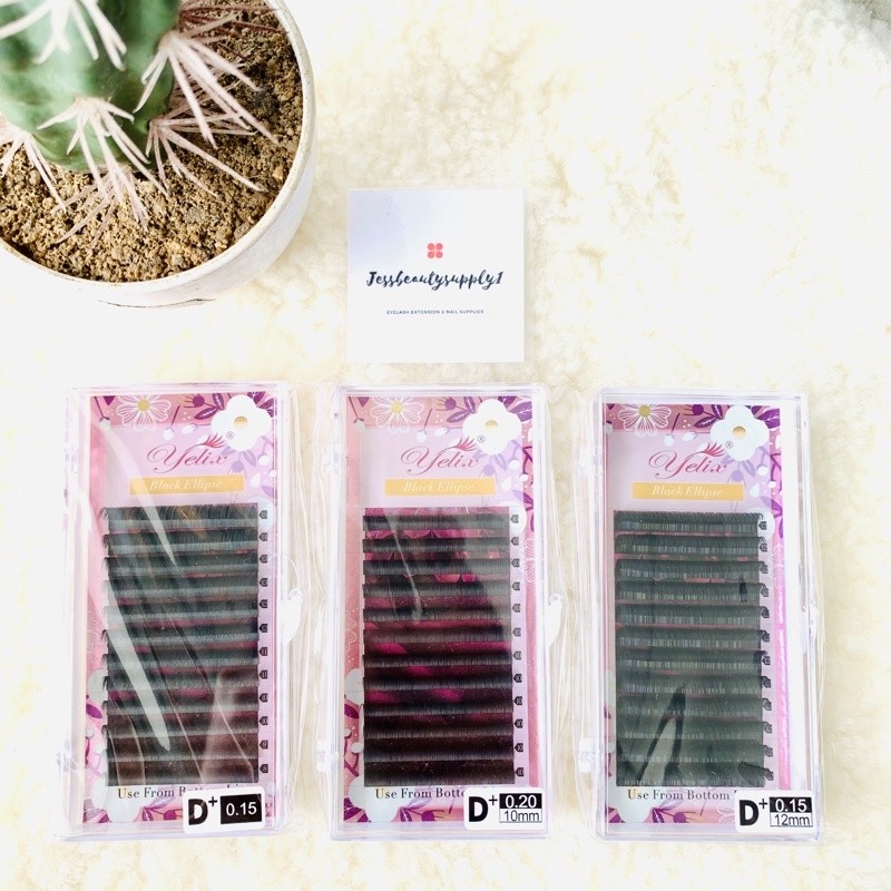 Yelix Kelentikan "D" black ellipse premium Yelix Black Premium